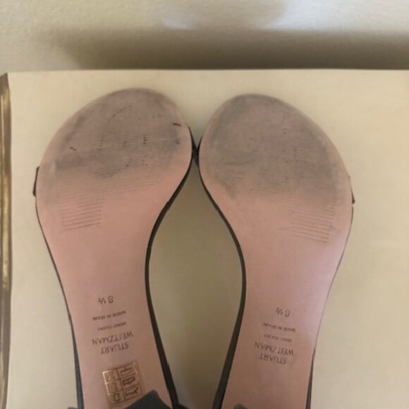 Stuart Weitzman Women's Nearlynude Heeled Sandal - Picture 5 of 5